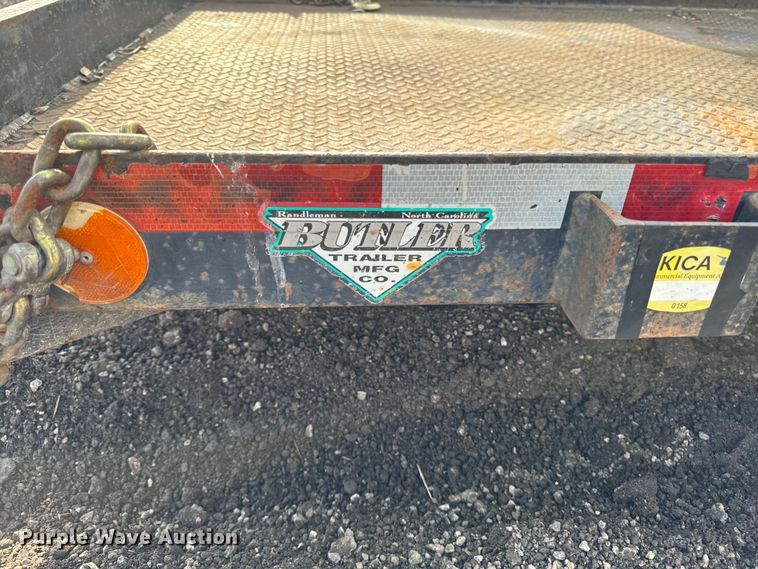 image for item FB5695 2006 Butler TS-6512-D tilt deck equipment trailer