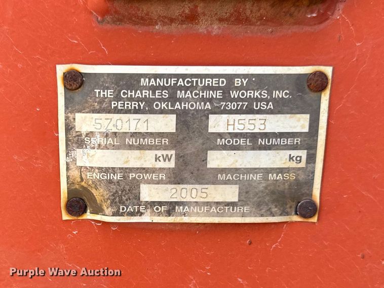 image for item FB5703 2004 Ditch Witch RT55H trencher
