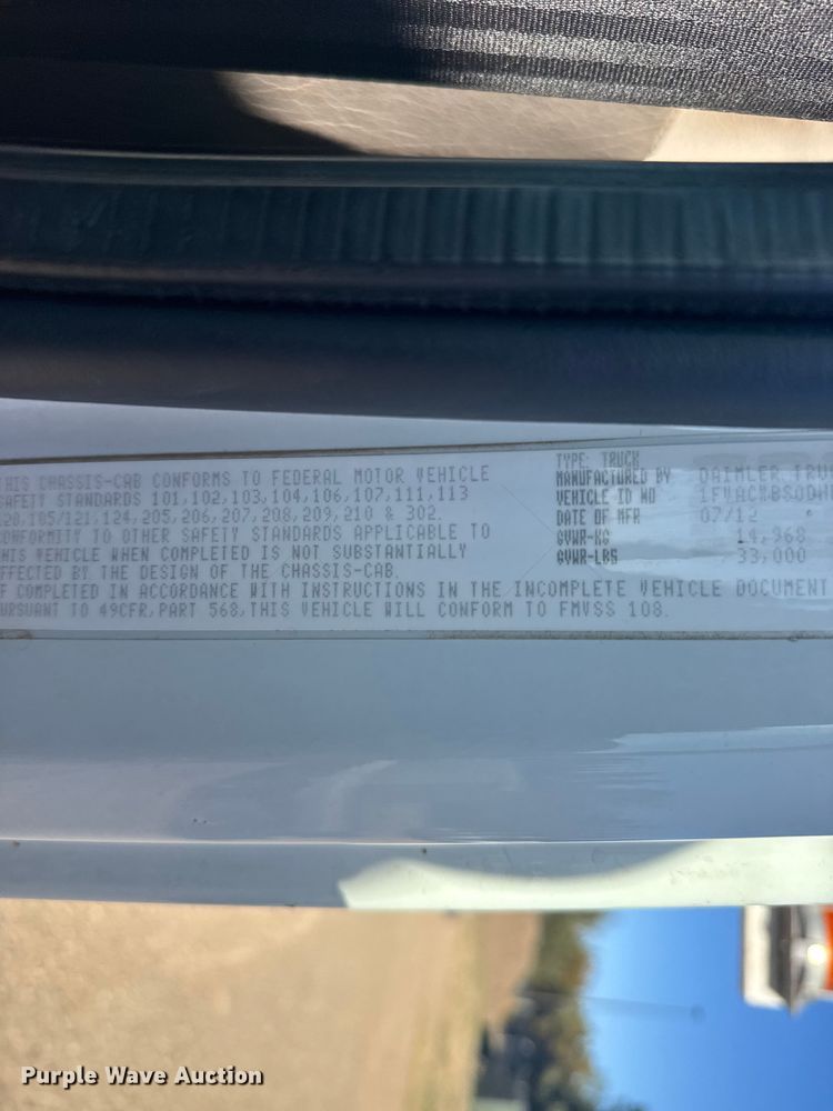 image for item FB7201 2013 Freightliner Business Class M2 digger derrick truck