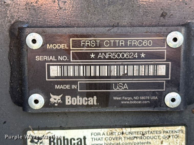 image for item FB7207 Bobcat FRC60 skid steer mulcher