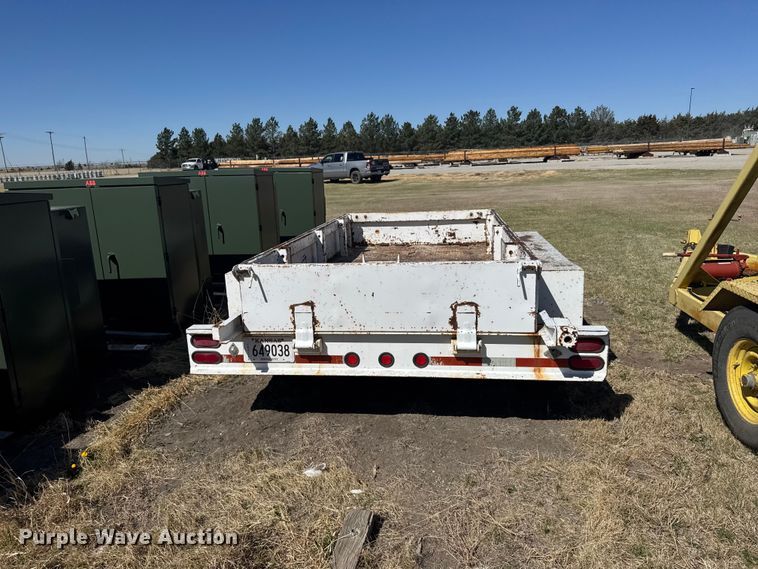 image for item FB7208 1995 Kiefer Industrial pole trailer