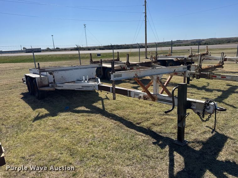 image for item FB7211 1996 Kiefer Industrial pole trailer