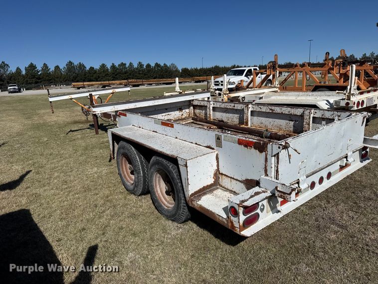 image for item FB7211 1996 Kiefer Industrial pole trailer