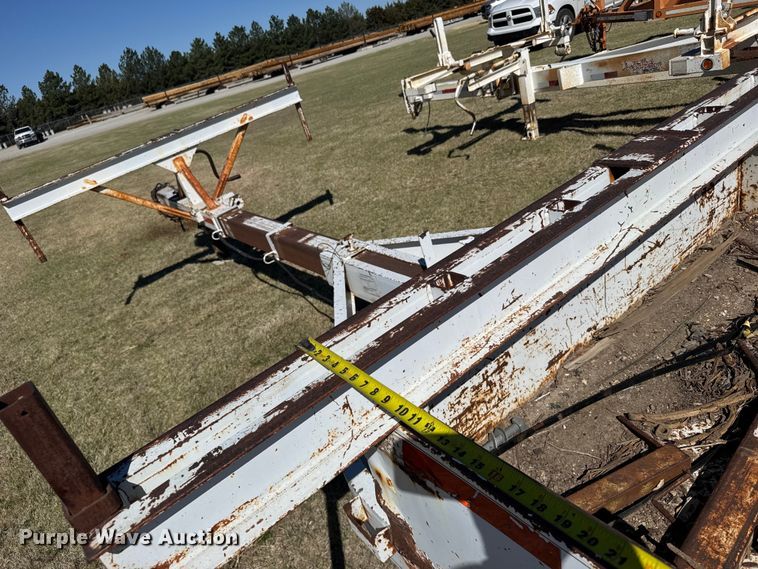image for item FB7211 1996 Kiefer Industrial pole trailer