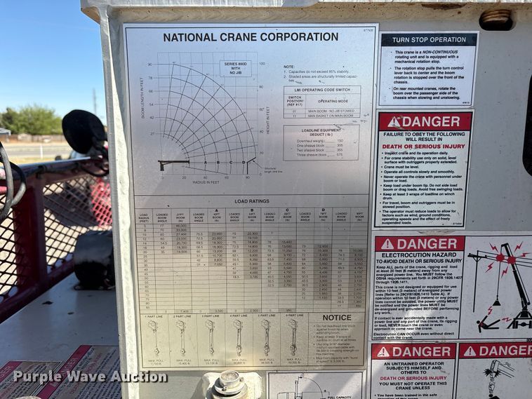 image for item FC2196 2014 Peterbilt 365 crane truck