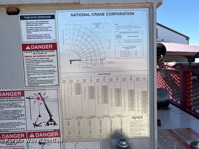 image for item FC2196 2014 Peterbilt 365 crane truck