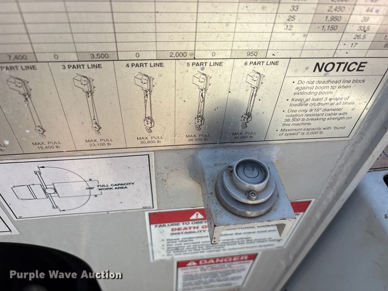 image for item FC2196 2014 Peterbilt 365 crane truck