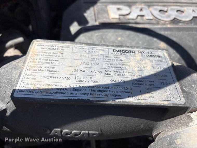 image for item FC2196 2014 Peterbilt 365 crane truck