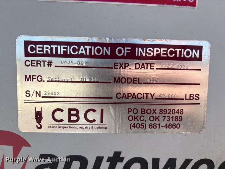 image for item FC2196 2014 Peterbilt 365 crane truck