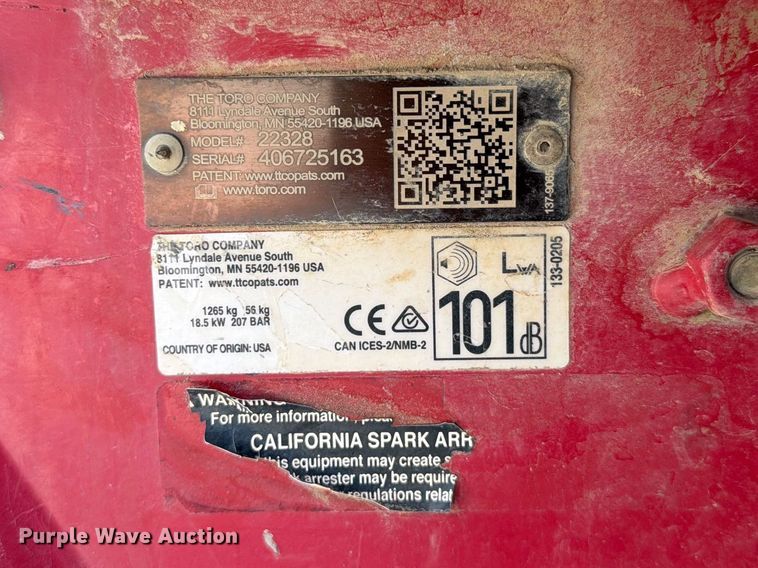 image for item FC3037 2020 Toro Dingo TX1000W compact utility loader