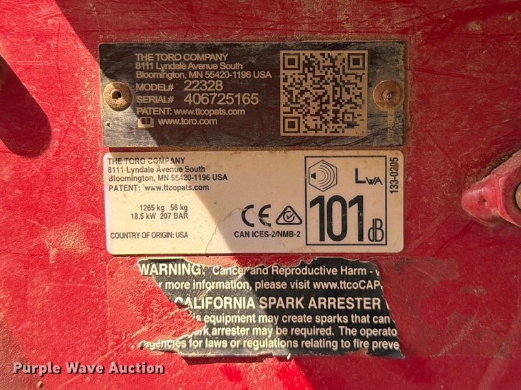 image for item FC3038 2020 Toro Dingo TX1000W compact utility loader