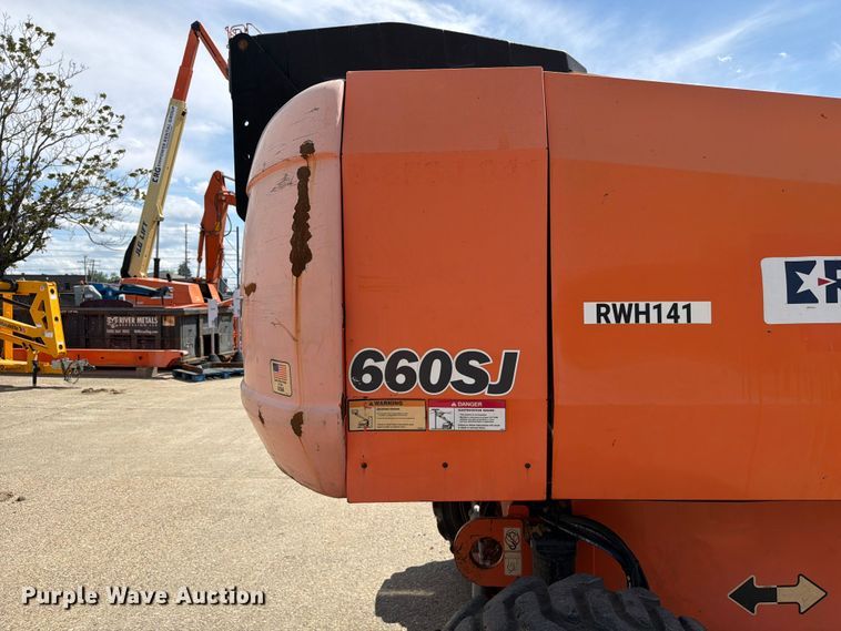 image for item FC3047 2015 JLG 660SJ boom lift