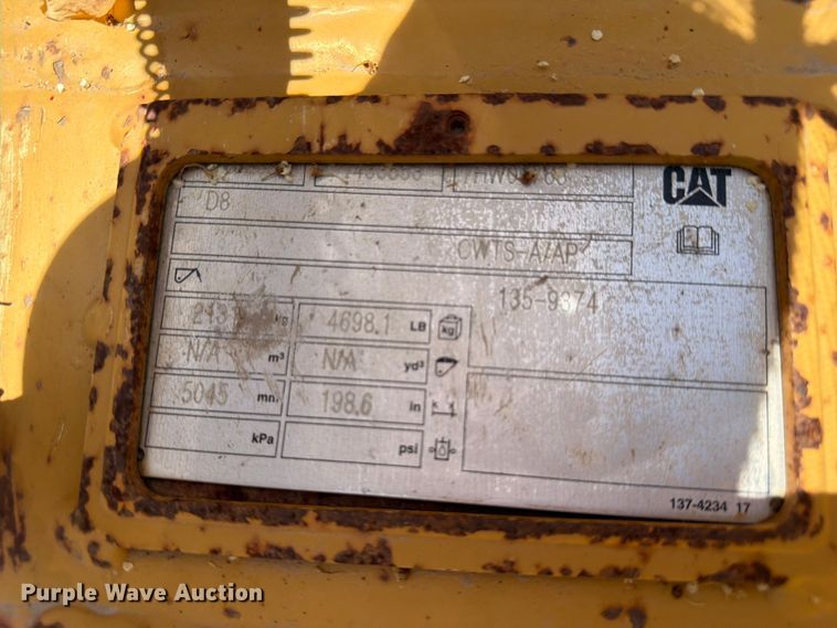 image for item FC3060 Caterpillar dozer blade
