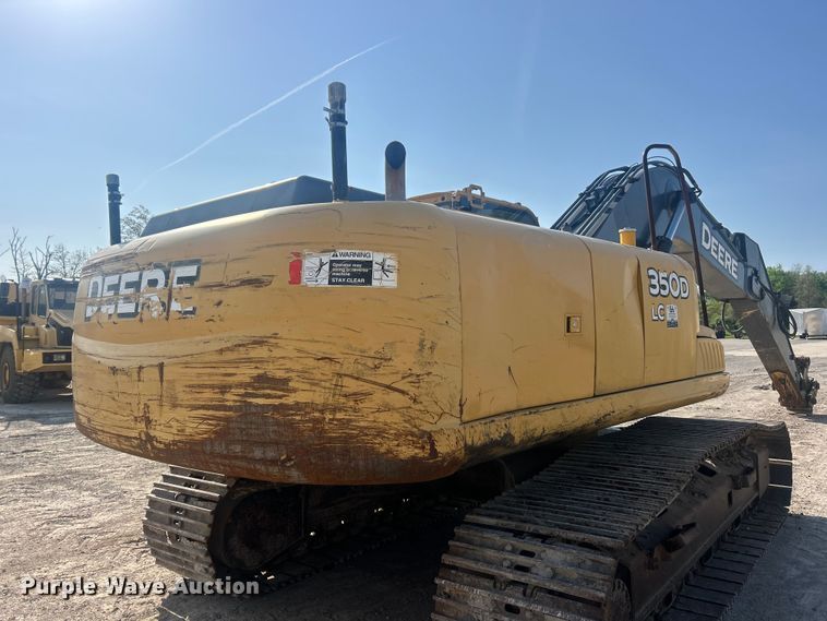 image for item FC5413 2008 John Deere 350D LC excavator