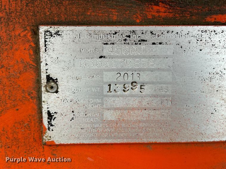 image for item FC5463 2013 JLG 450AJ Series II boom lift