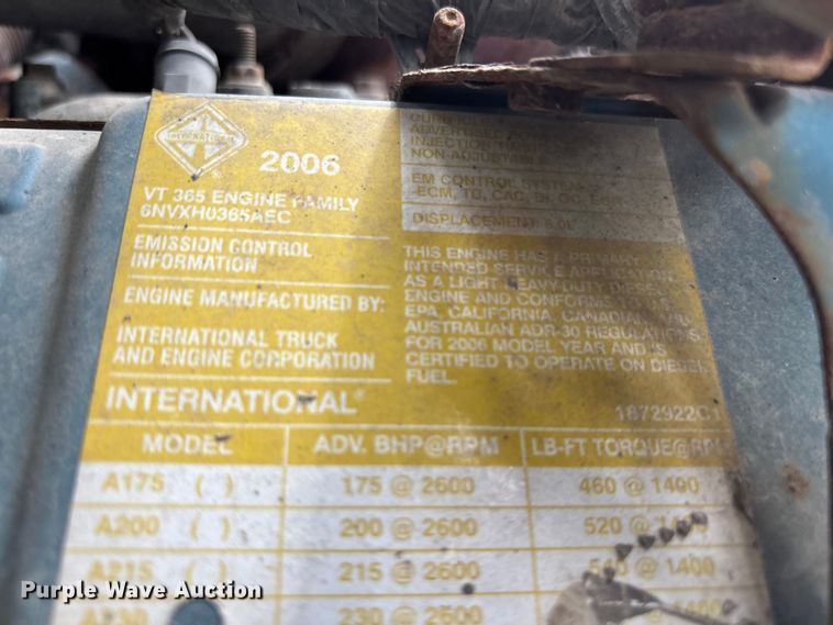 image for item FG0246 2007 International 4100 utility / service truck