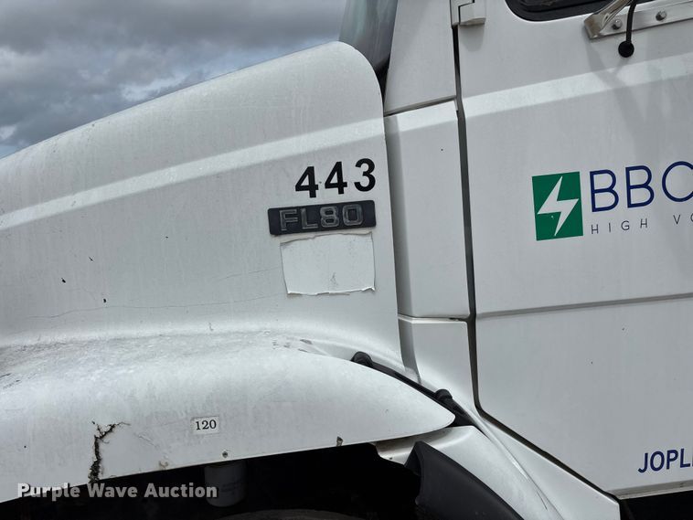 image for item FG0248 2002 Freightliner FL80 digger derrick truck