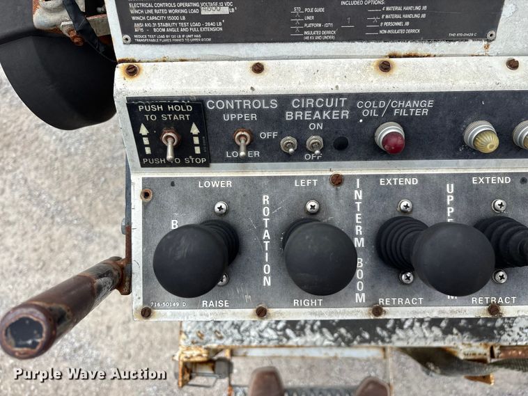 image for item FG0248 2002 Freightliner FL80 digger derrick truck