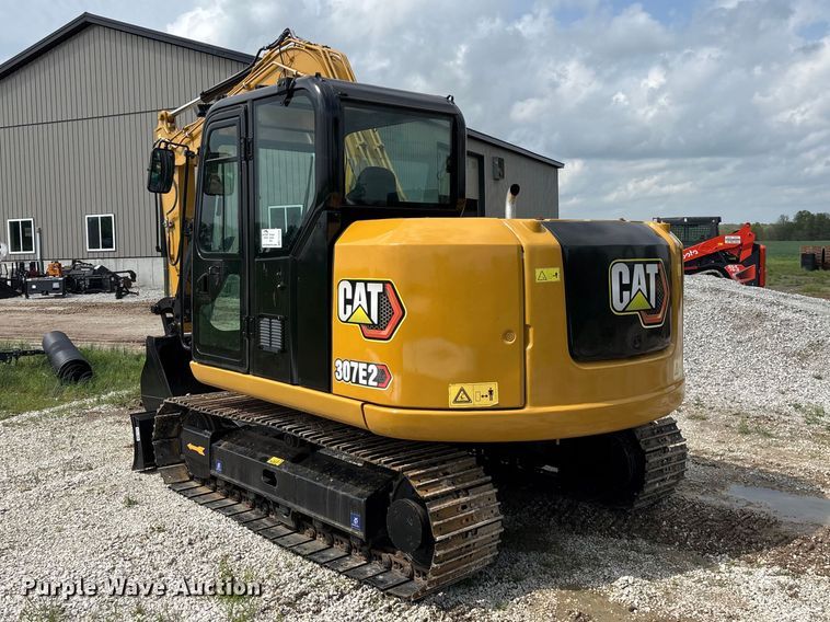 image for item FG0256 2018 Caterpillar 307E2 mini excavator