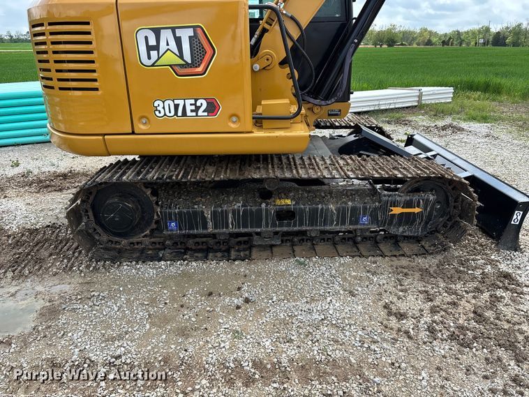 image for item FG0256 2018 Caterpillar 307E2 mini excavator