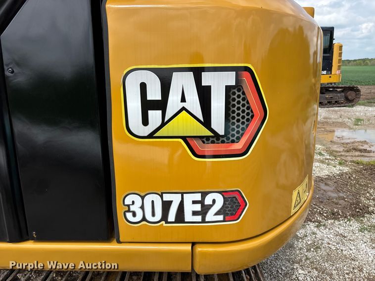 image for item FG0256 2018 Caterpillar 307E2 mini excavator
