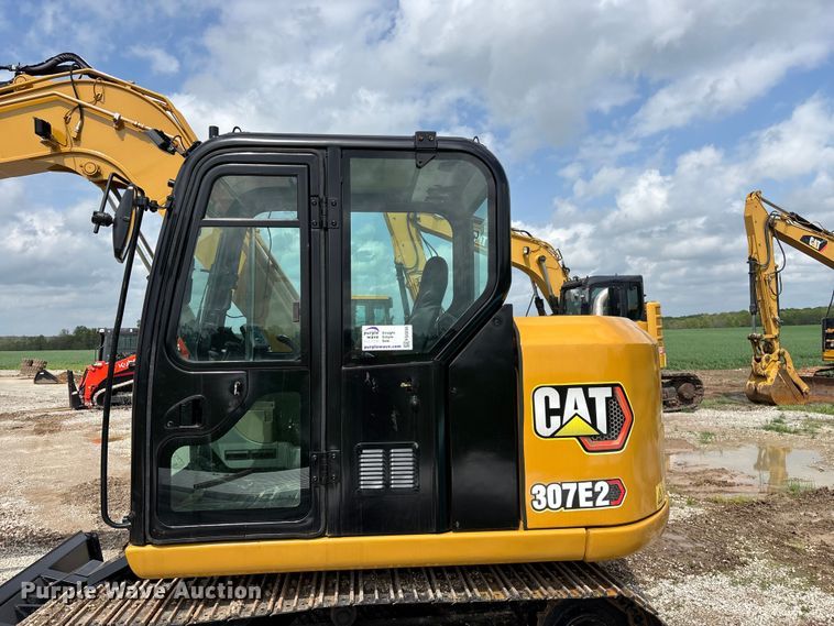 image for item FG0256 2018 Caterpillar 307E2 mini excavator