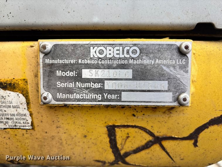 image for item FH7051 2004 Kobelco SK210LC excavator