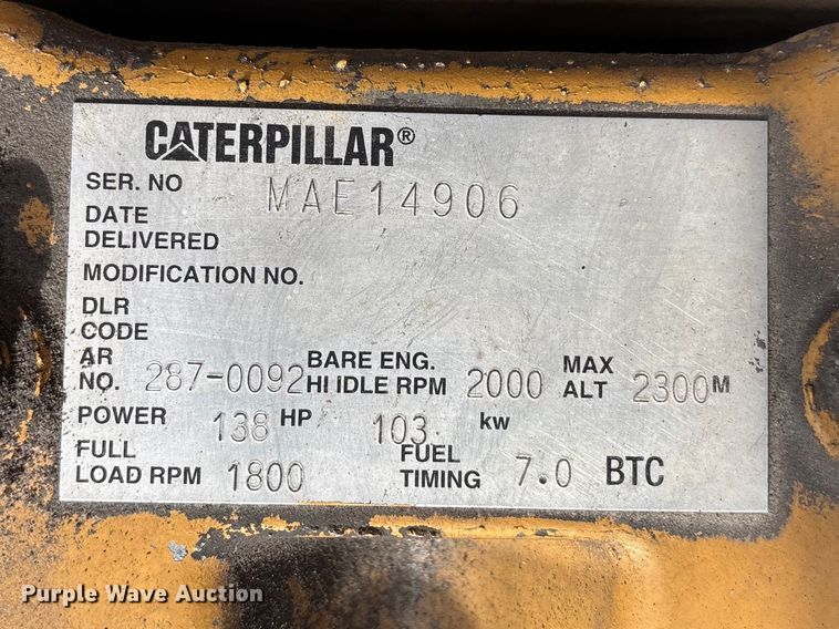 image for item FH7052 2007 Caterpillar 320C L excavator
