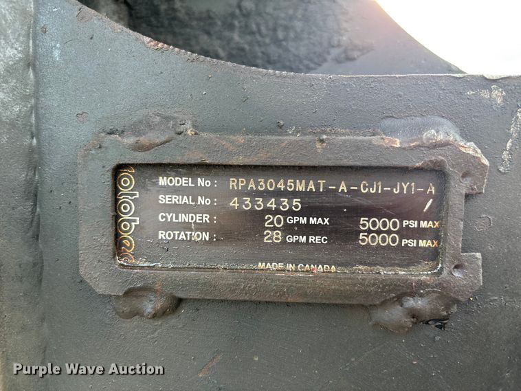 image for item FH7053 RotoBec RPA3045MAT-A -CUI-JY1-A scrap grapple