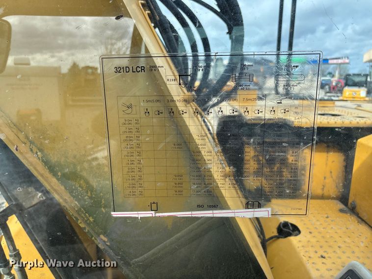 image for item FH7055 2010 Caterpillar 321D LCR excavator