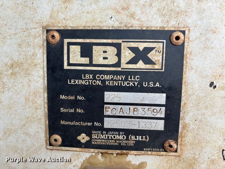 image for item FH7059 Linkbelt 225 excavator