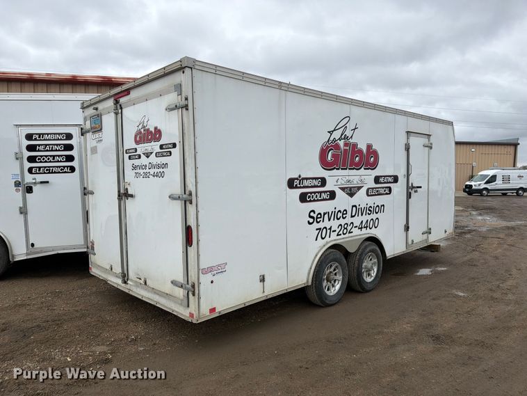 image for item FK0115 2012 United Expressline Enclosed cargo trailer enclosed cargo trailer
