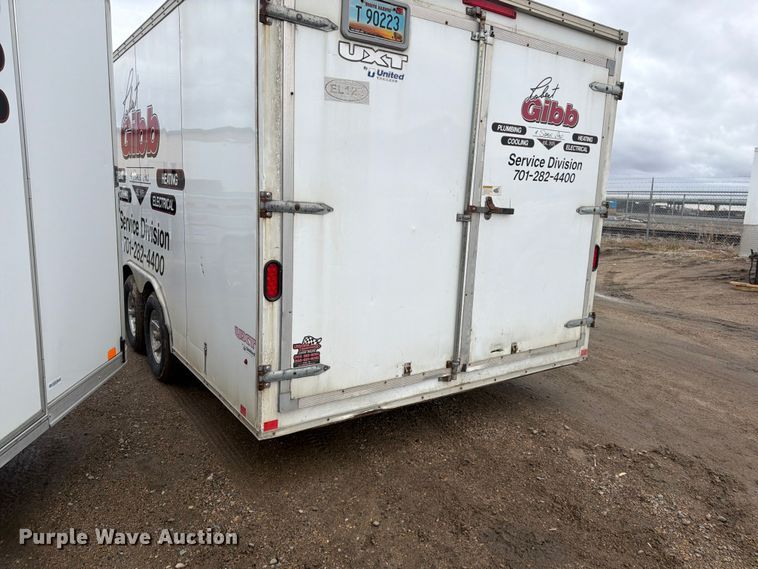 image for item FK0115 2012 United Expressline Enclosed cargo trailer enclosed cargo trailer