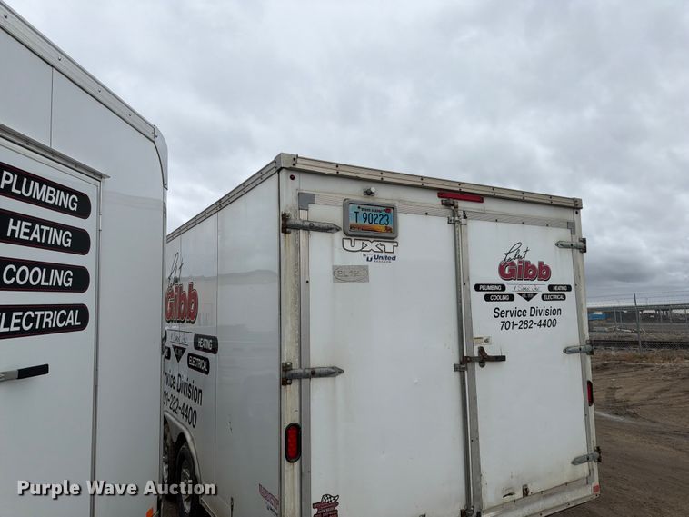 image for item FK0115 2012 United Expressline Enclosed cargo trailer enclosed cargo trailer
