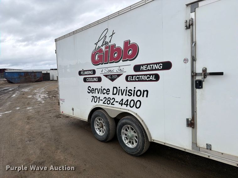 image for item FK0115 2012 United Expressline Enclosed cargo trailer enclosed cargo trailer