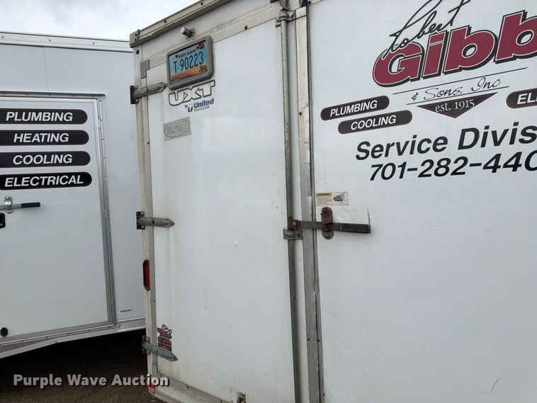 image for item FK0115 2012 United Expressline Enclosed cargo trailer enclosed cargo trailer