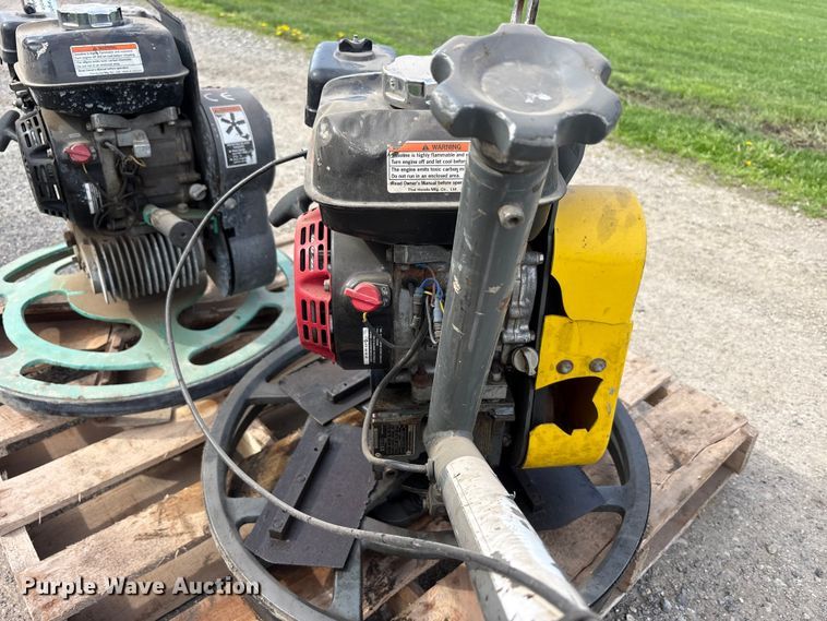 image for item FK1277 (2) concrete power trowels