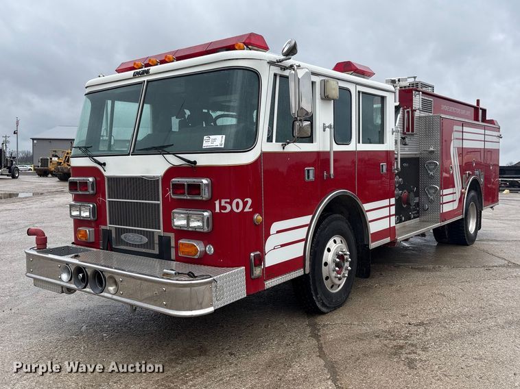 image for item FK1398 1995 Pierce pumper fire truck