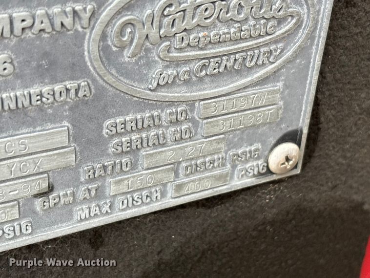 image for item FK1398 1995 Pierce pumper fire truck