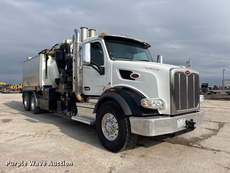 image for item FK1399 2020 Peterbilt 567 sewer jetter truck