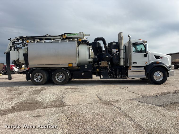 image for item FK1399 2020 Peterbilt 567 sewer jetter truck