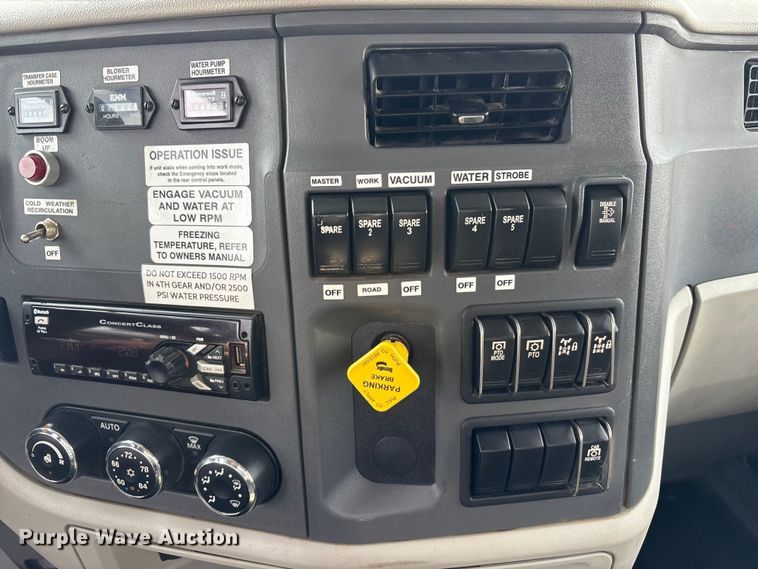 image for item FK1399 2020 Peterbilt 567 sewer jetter truck