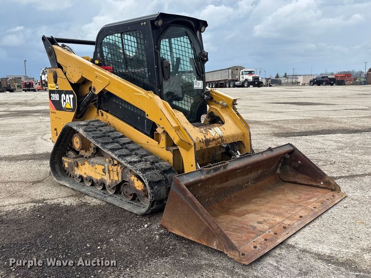 image for item FK1402 2019 Caterpillar 289D tracked skid steer loader