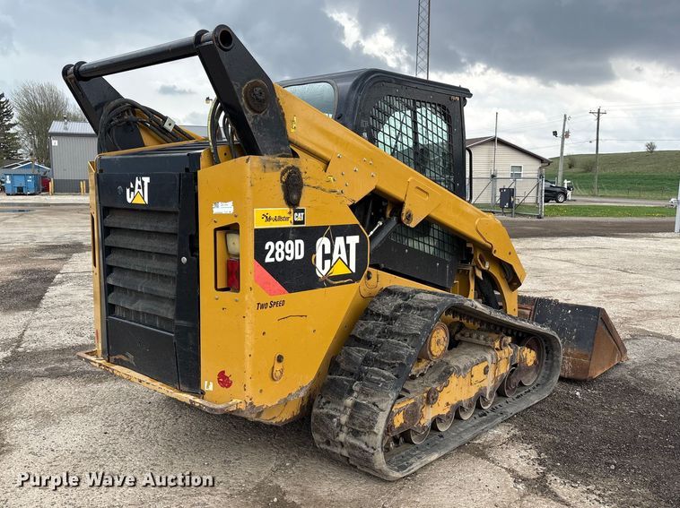 image for item FK1402 2019 Caterpillar 289D tracked skid steer loader