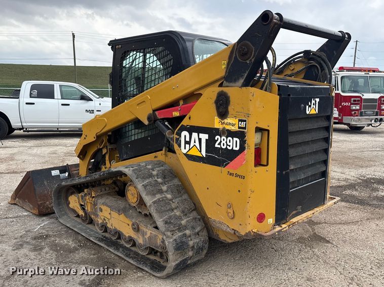 image for item FK1402 2019 Caterpillar 289D tracked skid steer loader