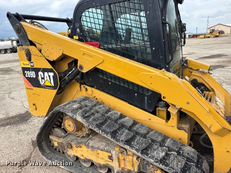 image for item FK1402 2019 Caterpillar 289D tracked skid steer loader