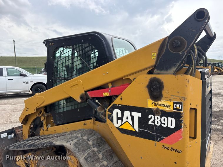 image for item FK1402 2019 Caterpillar 289D tracked skid steer loader