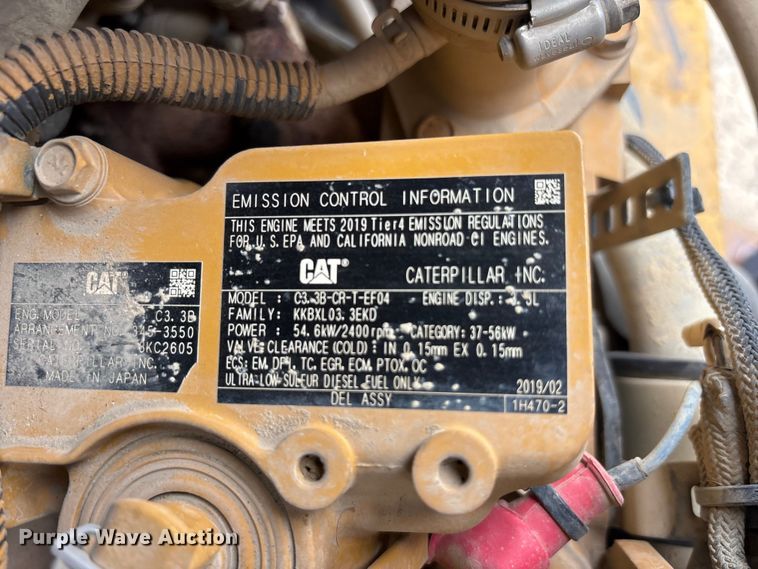 image for item FK1402 2019 Caterpillar 289D tracked skid steer loader