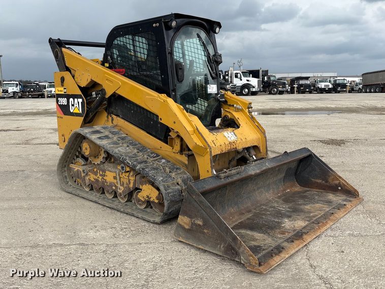 image for item FK1403 2019 Caterpillar 289D tracked skid steer loader