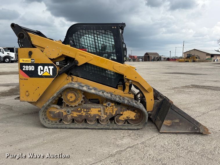 image for item FK1403 2019 Caterpillar 289D tracked skid steer loader